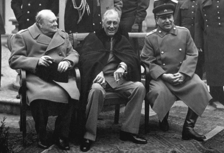 Churchill, Roosvelt, Stalin